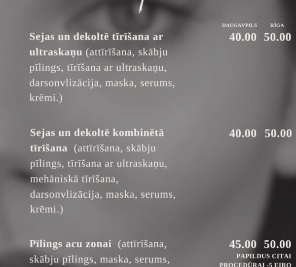 Kosmetologa pakalpojumi
