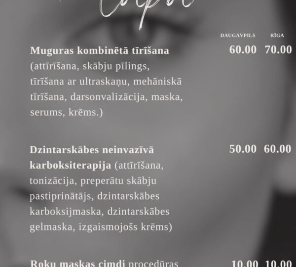 Kosmetologa pakalpojumi