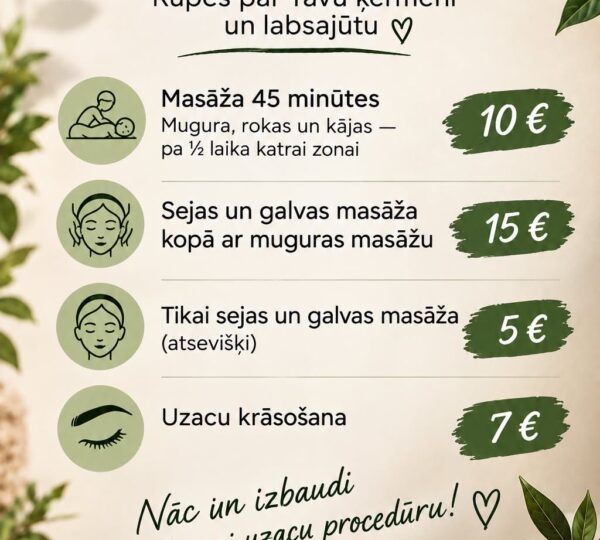 Masāžas pakalpojumi